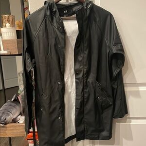 H&M Black Men's rain Jacket size xs
